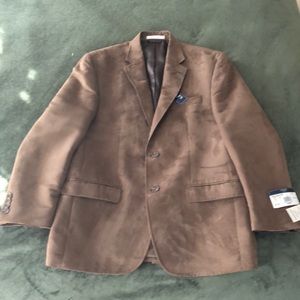 Suede-like sports jacket